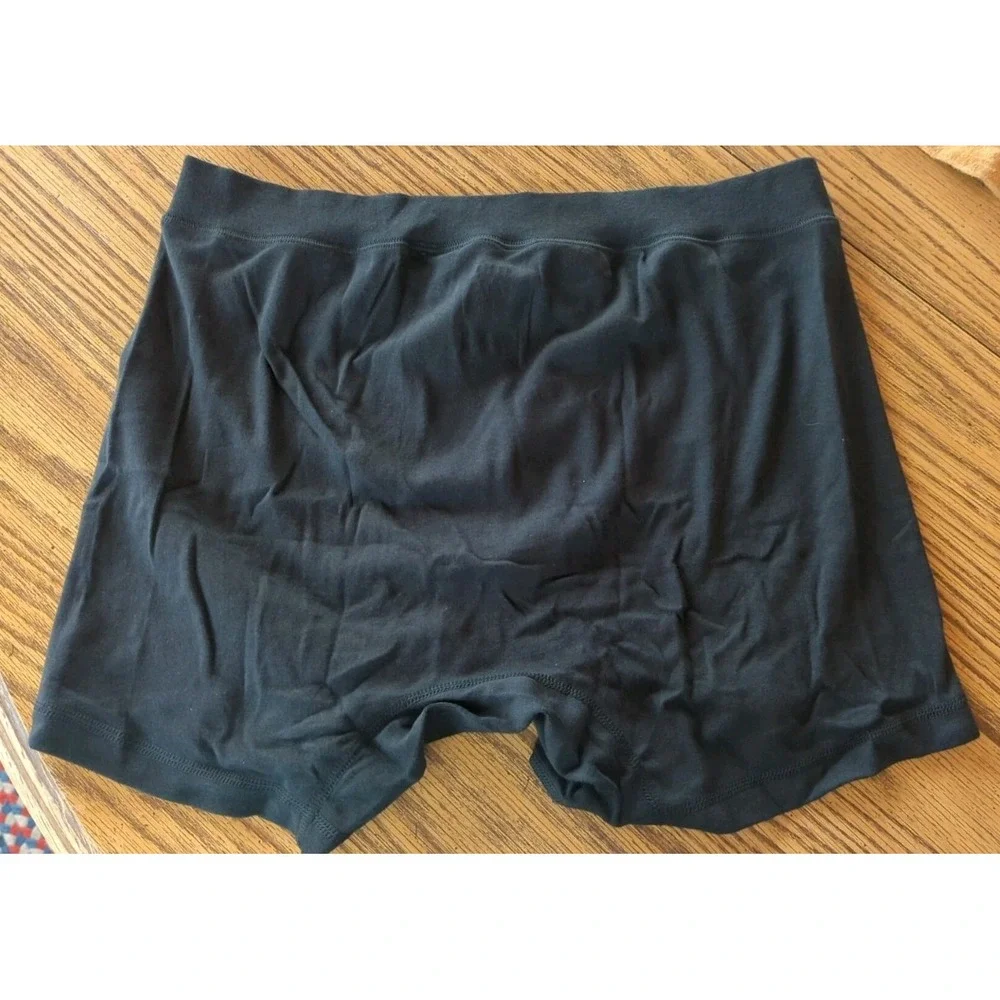 New Bombas Men's 100% Cotton Boxer‎ Underwear Size M/L 32-37 Black Color